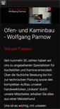 Mobile Screenshot of parnow-kamine.de